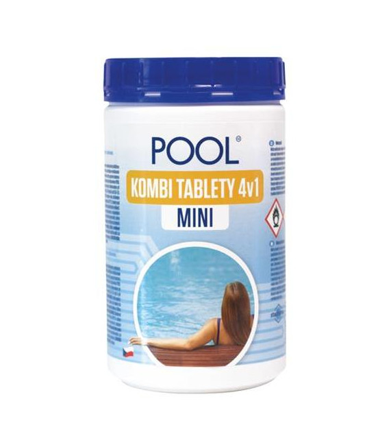 Multifunkční tablety pro chlorovou dezinfekci bazénové vody LAGUNA 4v1 Pool Kombi Mini 1kg