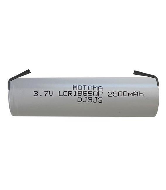 Baterie nabíjecí Li-Ion 18650 3,7V/2900mAh 3C MOTOMA s páskovými vývody