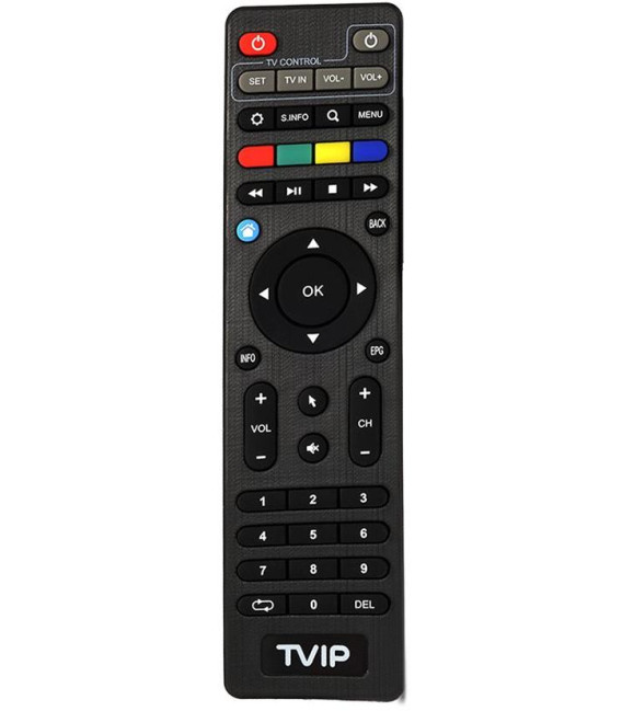 TVIP S-BOX v.300, V410, V412, V415, V530, V605 - originální dálkový ovladač