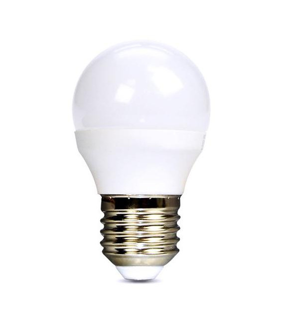 Žárovka LED E27 6W miniGLOBE bílá studená SOLIGHT WZ419-1