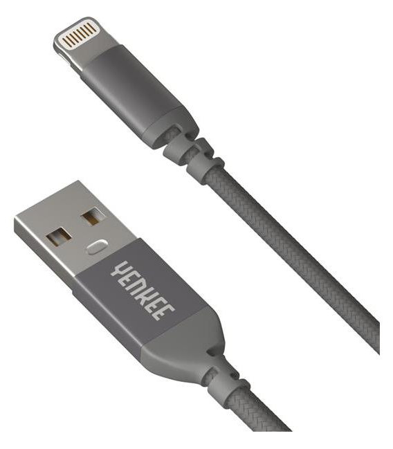 Kabel YENKEE YCU 611 GY USB/Lightning 1m Grey