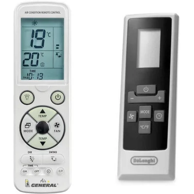 DELONGHI PAC N90 Eco, PAC CN93 ECO,  PAC AN98ECO, PACN270GN Pinguino - 
luxusní podsvícený
dálkový ovladač pro klimatizaci kompa