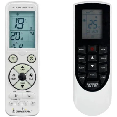 COOLEXPERT YAN1F1  - 
luxusní podsvícený
dálkový ovladač pro klimatizaci kompatibilní