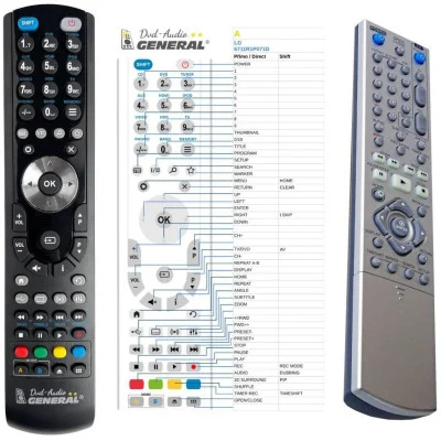 LG 6711R1P071D - 

kompatibilní značkový dálkový ovladač General kompatibilní
