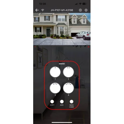 Dálkový ovladač WiFi pro bránu/vrata - kompatibilní náhrada za V2 PHO
