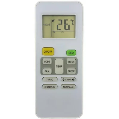 CARRIER RG52f3, 17317000A11464  - náhradní dálkový ovladač s podsvícením kompatibilní