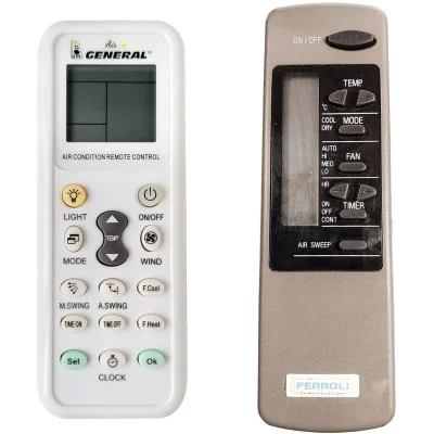 Ferroli Climatizazione Muralone HP, 3TD01720 - 

kompatibilní značkový dálkový ovladač General pro klimatizaci kompatibilní