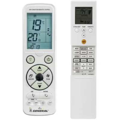 FUJITSU AR-REM1U, AR-RED1U, AR-REF1U - 
luxusní podsvícený
dálkový ovladač pro klimatizaci kompatibilní