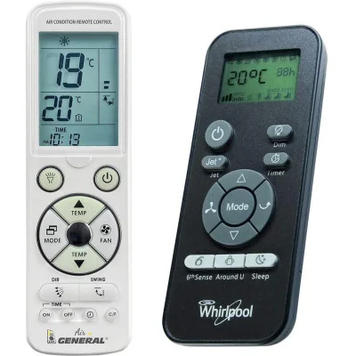 WHIRLPOOL DJ11J2-31, DG11J2-32 - 
luxusní podsvícený
dálkový ovladač pro klimatizaci kompatibilní
