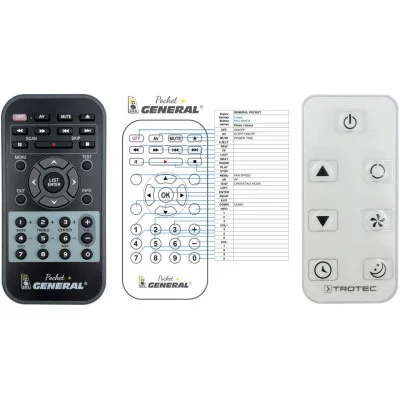 TROTEC PAC 2000 S - 

kompatibilní značkový dálkový ovladač General kompatibilní