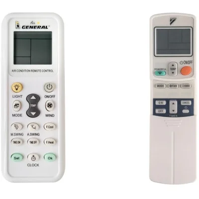 DAIKIN ARC423A27 - 

kompatibilní značkový dálkový ovladač General pro klimatizaci kompatibilní