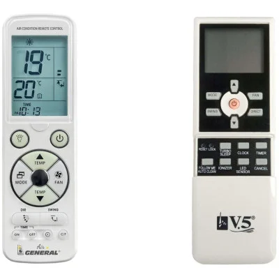 MIDEA MSB-05HR, MSB-09HR, MSB-18HR, MSB-21HR, MSB-24HR, MSB-30HR - 
luxusní podsvícený
dálkový ovladač pro klimatizaci kompatibi