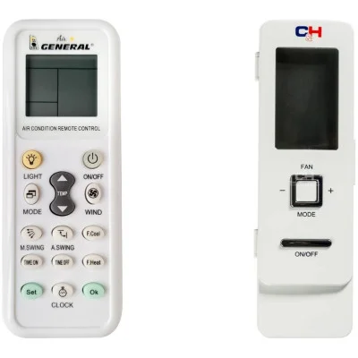 COOPER HUNTER YAG1FB3, YAG1FB2 Arctic NG, Alpha NG, VERITAS NG series - 

kompatibilní značkový dálkový ovladač General pro klim