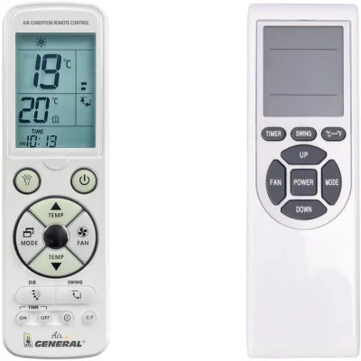 NewAir Compact 14,000 BTU - 
luxusní podsvícený
dálkový ovladač pro klimatizaci kompatibilní