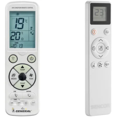 SENCOR SAC MT9078CH, MT9079CH - 
luxusní podsvícený
dálkový ovladač pro klimatizaci kompatibilní