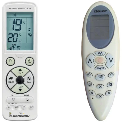 DAUER ZBA-01SR - 
luxusní podsvícený
dálkový ovladač pro klimatizaci kompatibilní