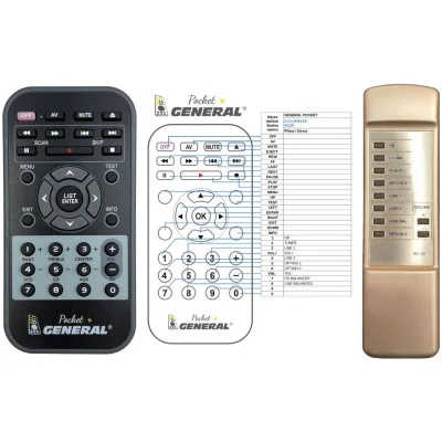 ACCUPHASE RC-20 - 

kompatibilní značkový dálkový ovladač General kompatibilní