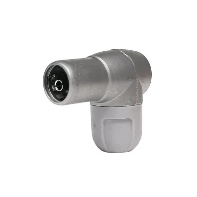 Konektor anténní úhlový kovový - samice