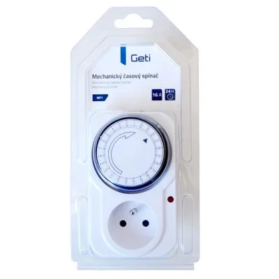 Spínací Zásuvka Geti MF1 Mechanická Denní