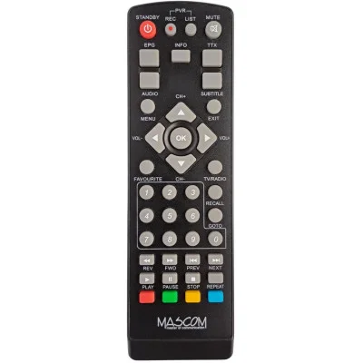 Originální dálkové ovladání MASCOM MC650T HD, MC750T2 HD