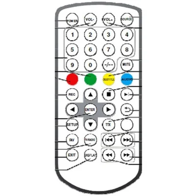 General REFLEXION LED1014DV - 

náhradní dálkový ovladač