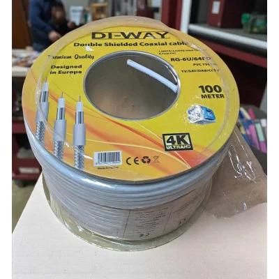 Koaxiální Kabel DI-WAY RG-6U/64FD  6,7 Mm