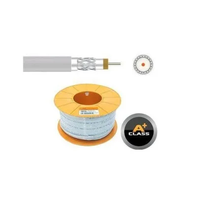 Koaxiální kabel Televes SK100plus CU 413601 – 100% měděný, 75 Ω, pro TV/SAT