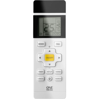 General ONE FOR ALL URC1035 Univerzální dálkové ovládání pro klimatizace, 5 režimů, LCD displej s osvětlením