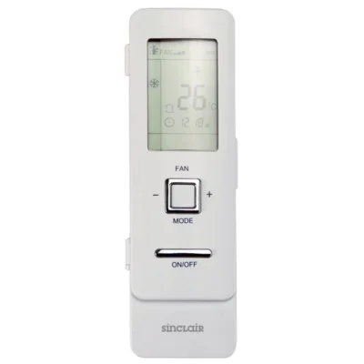 General SINCLAIR  ASH-24BIS2, ASH-09BIS/B,  ASH-13BIS2/W - 

náhradní dálkový ovladač pro klimatizaci