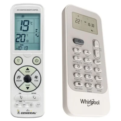 General WHIRLPOOL DG11J1-3A, SPIW309L, SPICR312W, SPIW318A2WF - 

dálkový ovladač pro klimatizaci