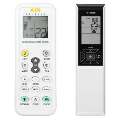 General HITACHI RAR-5E1, RAK-25RXE - \n\nnáhradní dálkový ovladač pro