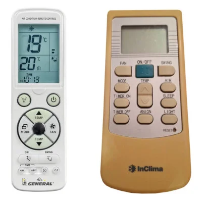 General INCLIMA Y512V1, KFR-09NB2, KFR-09NC2, KFR-12BN2 - 

dálkový ovladač pro klimatizaci