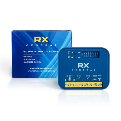 RX MULTI externí rádiový přijímač DO pro brány a vrata kompatibilní