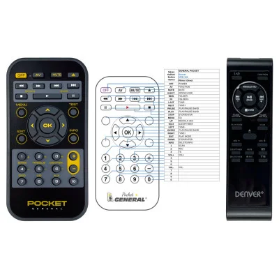 General DENVER MRD-165 - \n\nnáhradní dálkový ovladač
