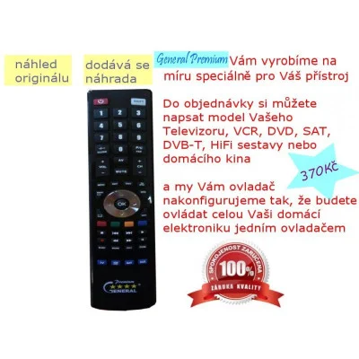 Orava TVP-556RF - náhradní dálkový ovladač kompatibilní