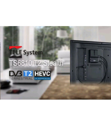 TeleSystem TS 6810 Stealth DVB-T2 H.265 HEVC přijímač