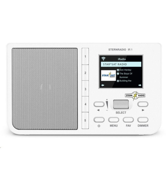 TechniSat STERNRADIO IR bílé - Kvalitné rádio pre každého - Najlepšia ponuka na trhu