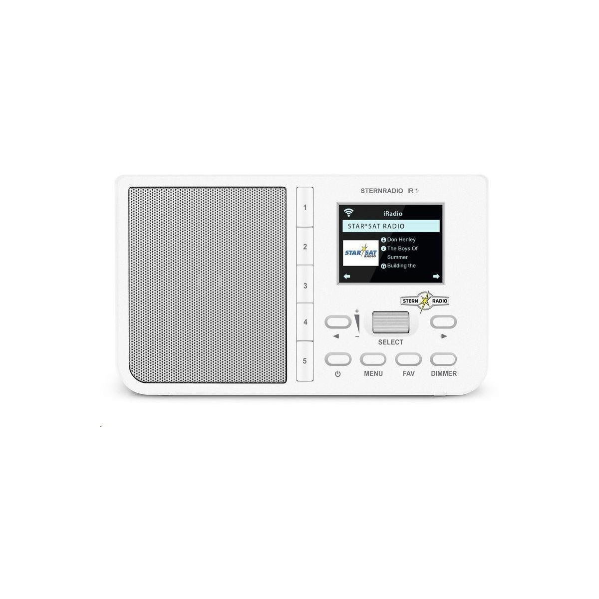 TechniSat STERNRADIO IR 1 Bílé - Kvalitní Rádio pro Každého - Nejlepší nabídka na trhu