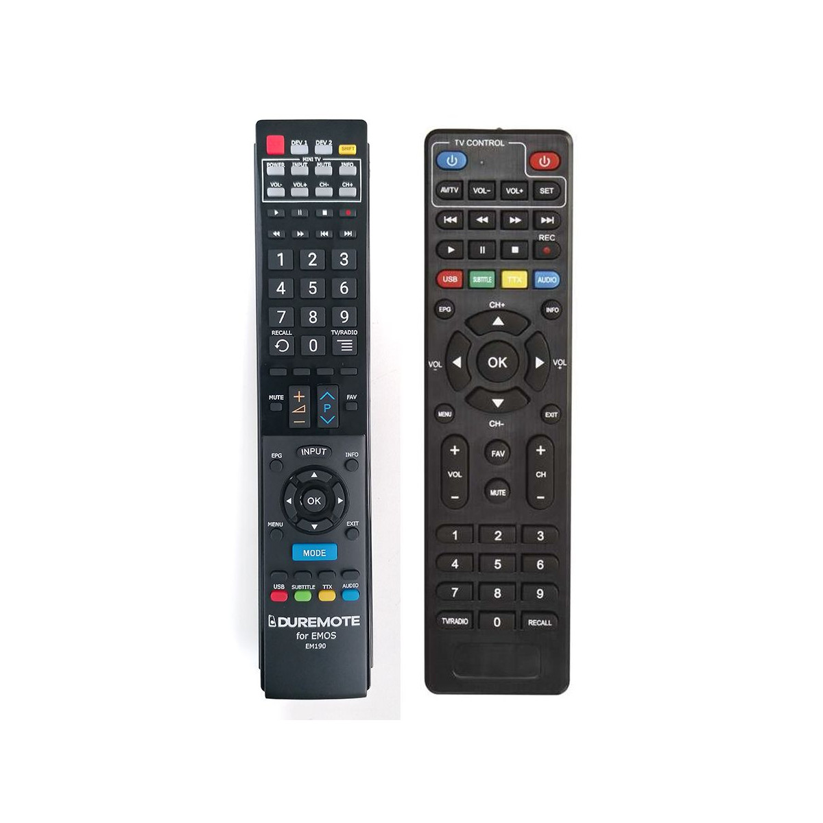 More about EMOS EM190 plus ovládání TV (mini TV) - dálkový ovladač duplikát kompatibilní