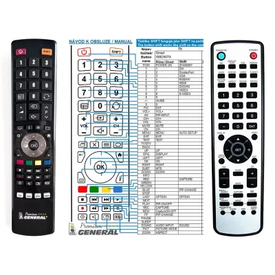 SMART SBID8070i - dálkový ovladač, náhrada kompatibilní