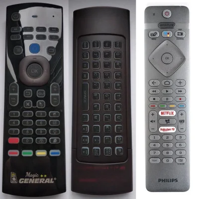 PHILIPS 996599002217, 996599002304, RC4154401/01R, YKF456-001 - magický dálkový ovladač, náhrada kompatibilní