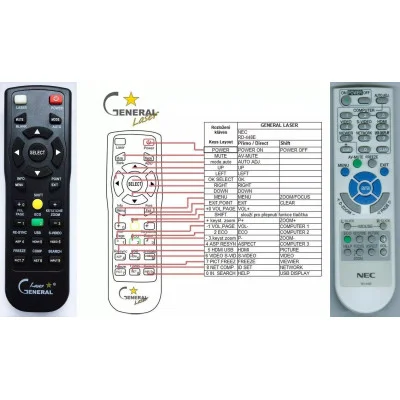 NEC RD-443E, RD-448E, RD-450D, RD-452E, RD-458E, R